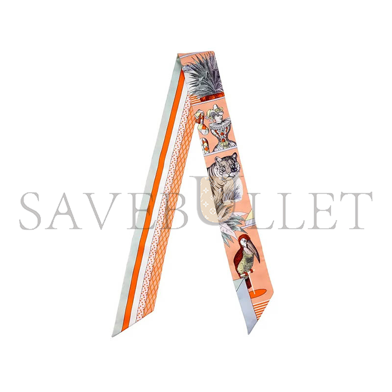 HERMES GRAND THÉÂTRE NOUVEAU TWILLY SCARF H063761S (86*5cm)